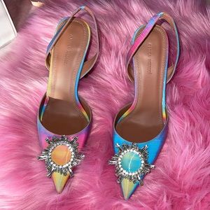 Rainbow Heels Amina Muaddi